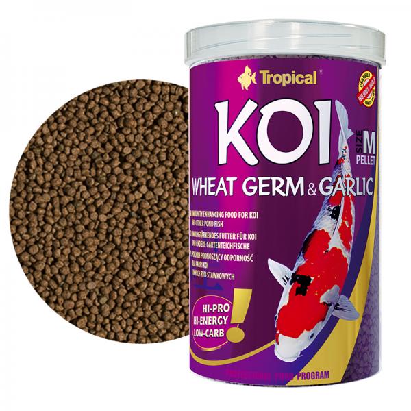 KOI WHEAT GERM&GARLIC PELLET M g.350