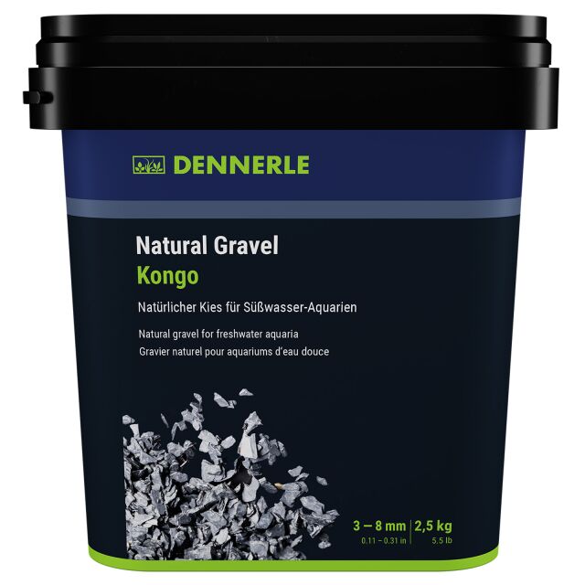 DENNERLE NATURAL GRAVEL KONGO 3-8mm Kg.2,5