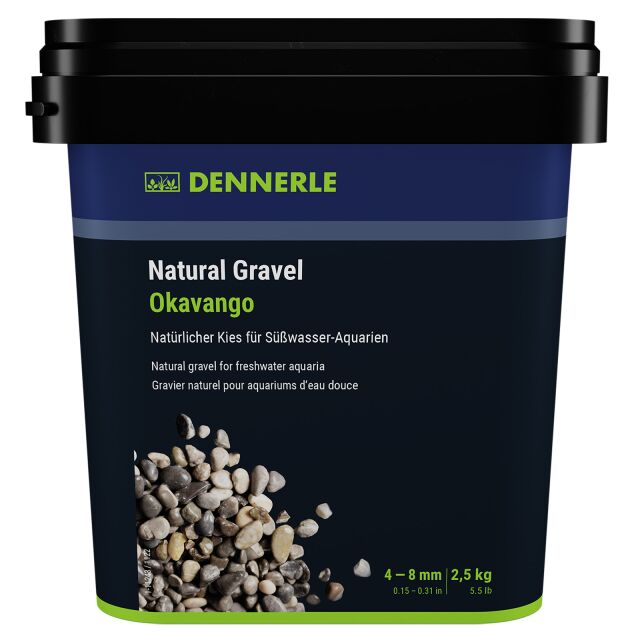 DENNERLE NATURAL GRAVEL OKAVANGO 4-8mm Kg.2,5