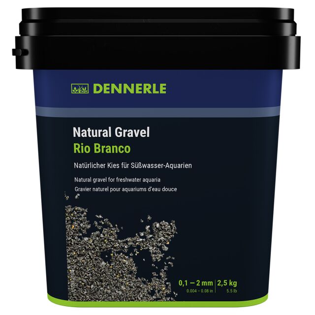 DENNERLE NATURAL GRAVEL RIO BRANCO 0.1-0.2mm Kg.2.5