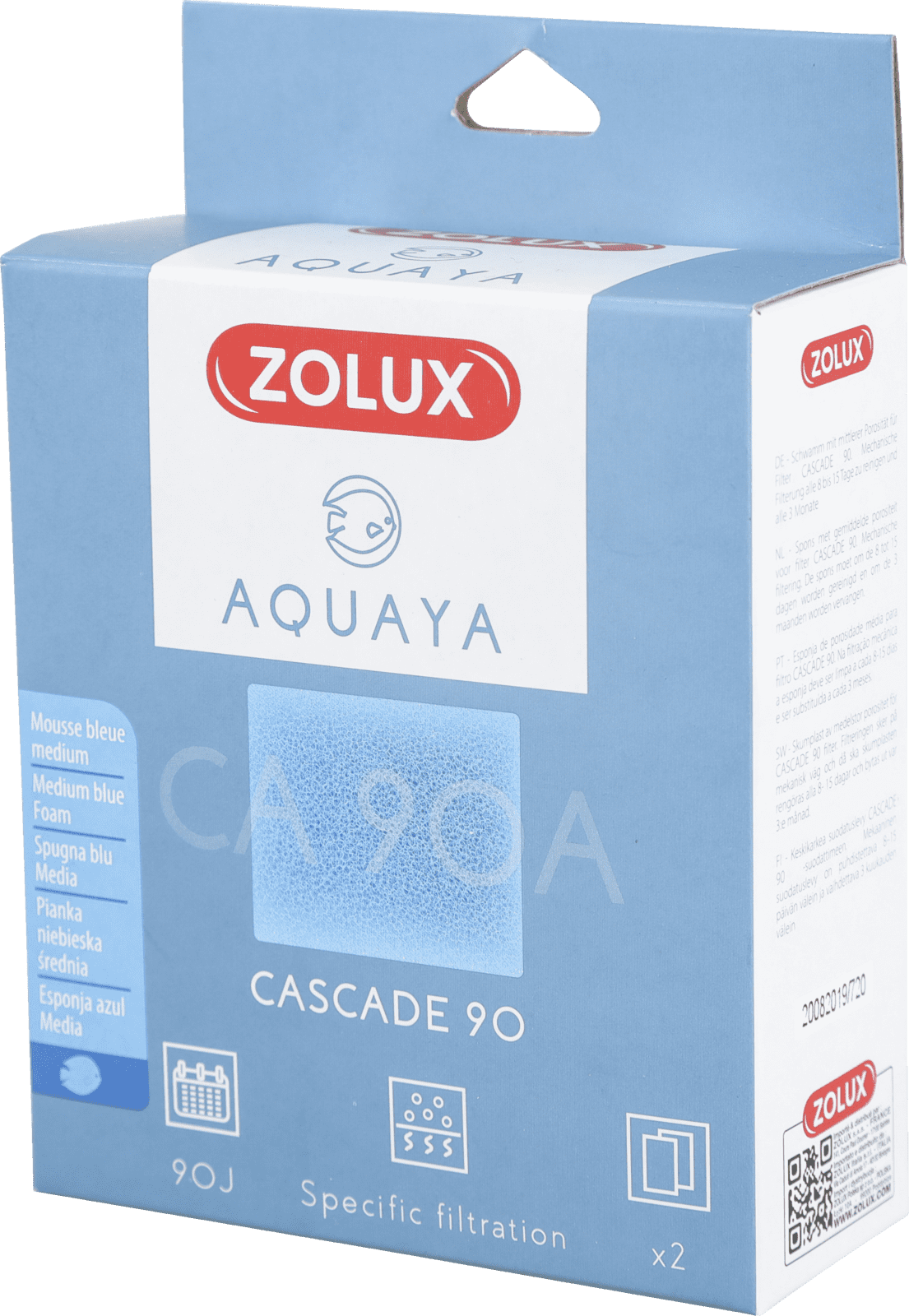 CASCADE 60 SPUGNA RICAMBIO x 2