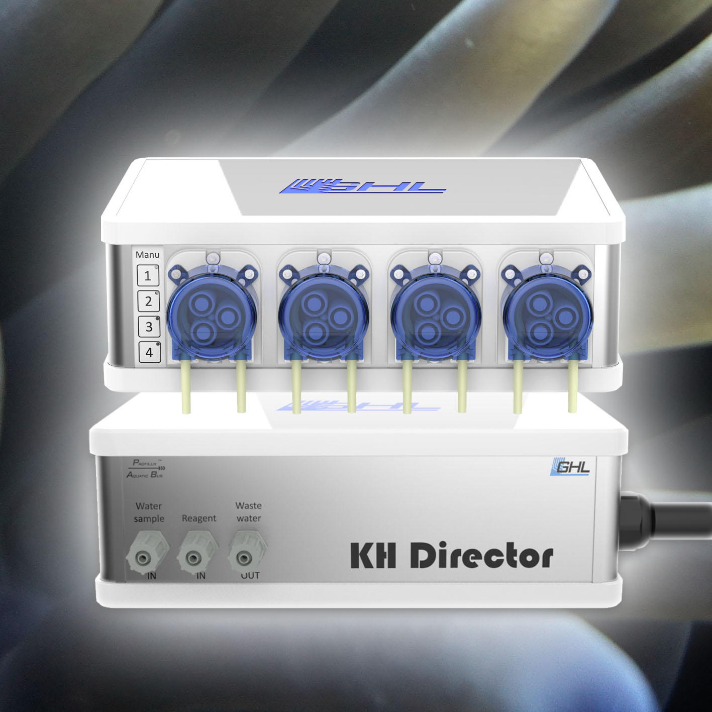 KH DIRECTOR + GHL DOSER 4 POMPE BIANCO