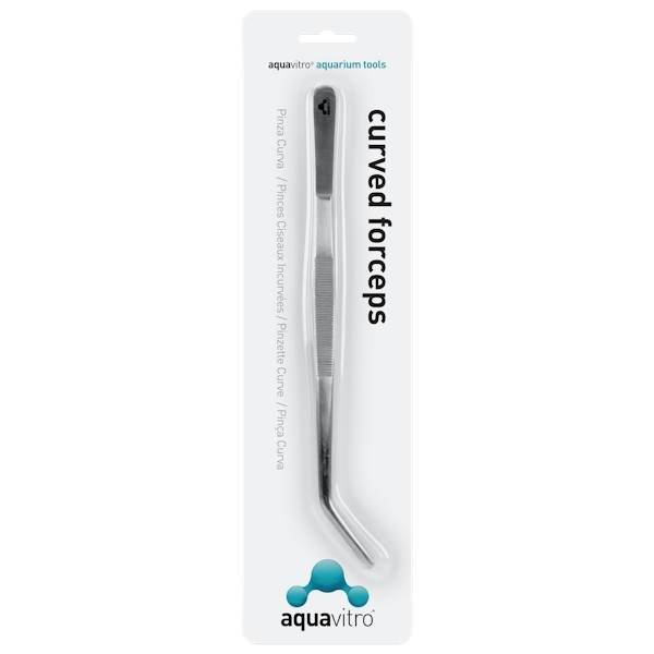 AQUAVITRO CURVED FORCEPS 25cm