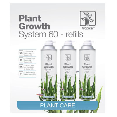 TROPICA CO2 SYSTEM 60 Bombole x 3 