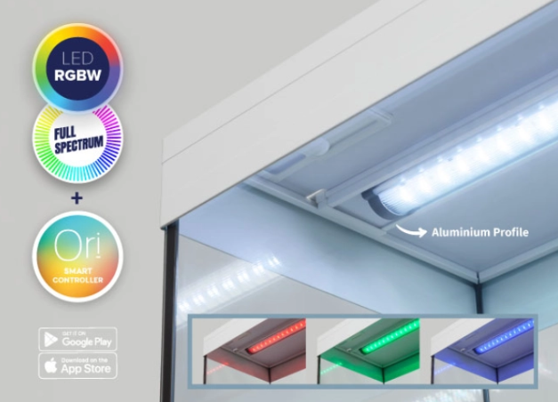 SPLENDID ULTRA 60 STAINLESS solo vasca con filtro esterno AQUATLANTIS