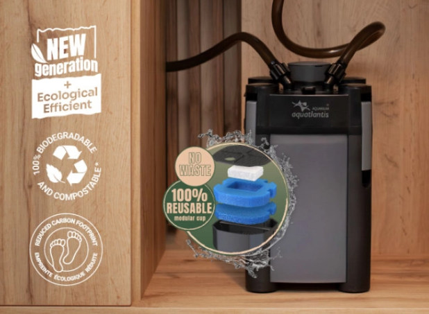 SPLENDID ULTRA 60 STAINLESS solo vasca con filtro esterno AQUATLANTIS