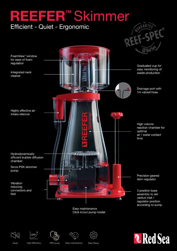 RED SEA REEFER SKIMMER 600 DC