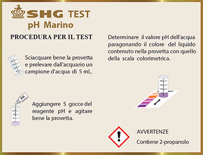 TEST PH ACQUA MARINA - SHG - STRUMENTI DI MISURA TEST - Tropical