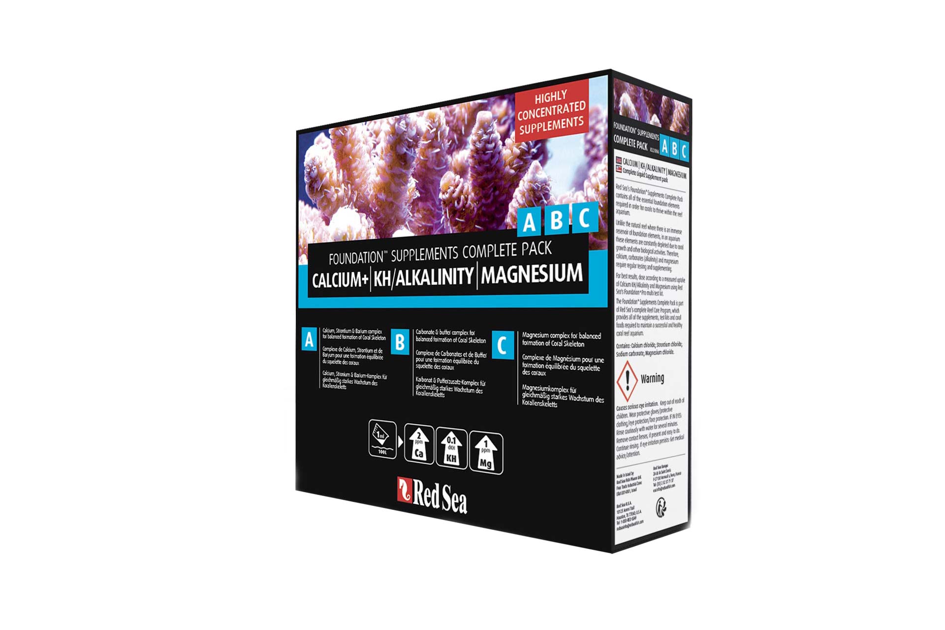 RED SEA REEF FOUNDATION KIT A-B-C 250ml