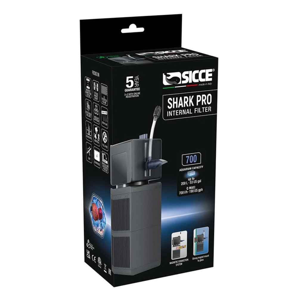 SHARK PRO 700 - Filtro interno per acquari fino a 200 Litri