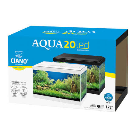 AQUA 20 WHITE WITH LIGHT