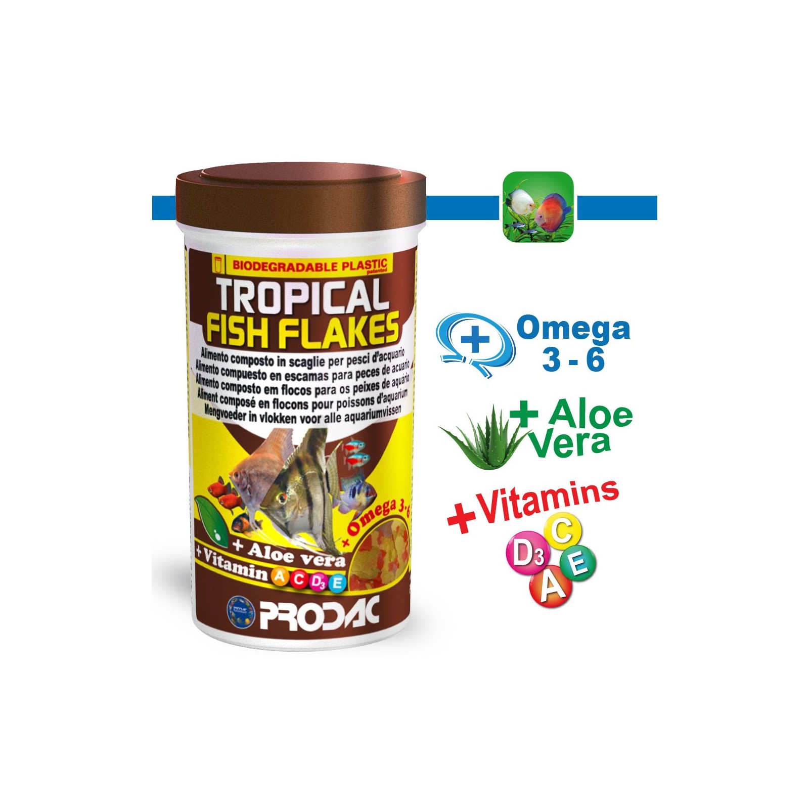 TROPICAL FISH FLAKES 1200ml