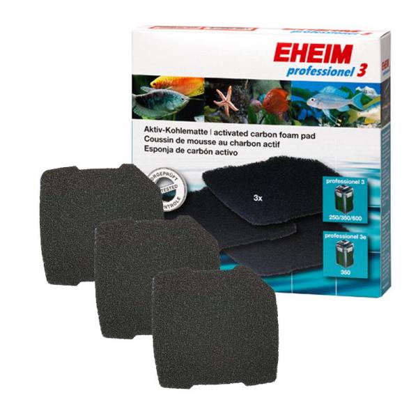 EHEIM 2628710 RICAMBIO SPUGNE AL CARBONE per filtri PROFESSIONEL 3/4+/5